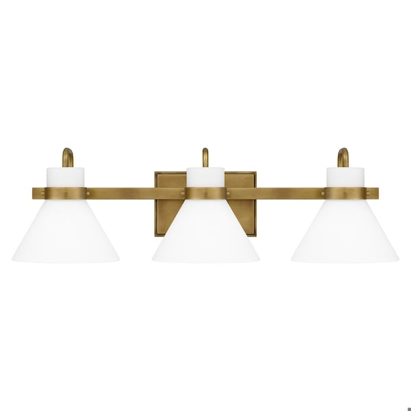 Quoizel Regency 3-Light Weathered Brass Vanity Light RGN8625WS - main